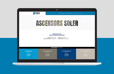 WordPress para Ascensors Soler