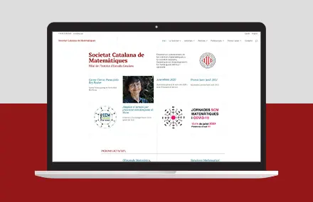 WordPress para Societat Catalana de Matemàtiques